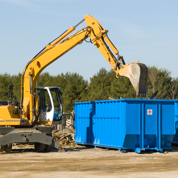 what happens if the residential dumpster is damaged or stolen during rental in Van Buren